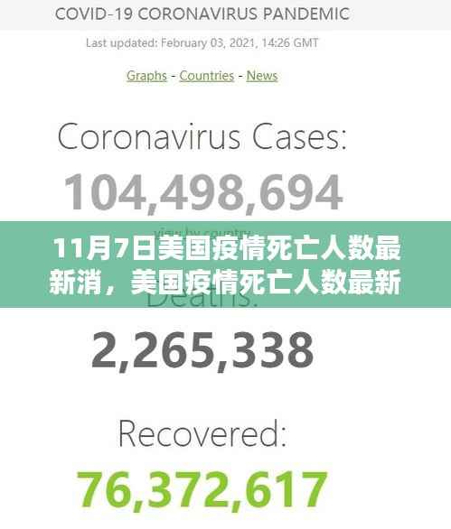 美国疫情死亡人数最新消息,聚焦11月7日的挑战与影响