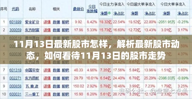 11月13日股市最新动态解析,市场走势与应对策略