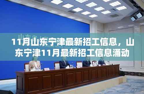 山东宁津11月最新招工信息涌动,新机遇引领时代风潮,招工热潮开启!