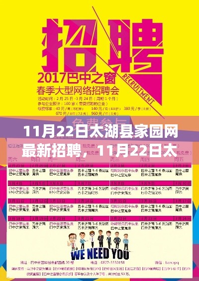 11月22日太湖县家园网最新招聘,职场机遇与挑战一览