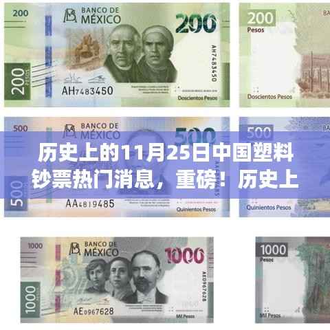 历史上的11月25日,中国塑料钞票掀起热潮