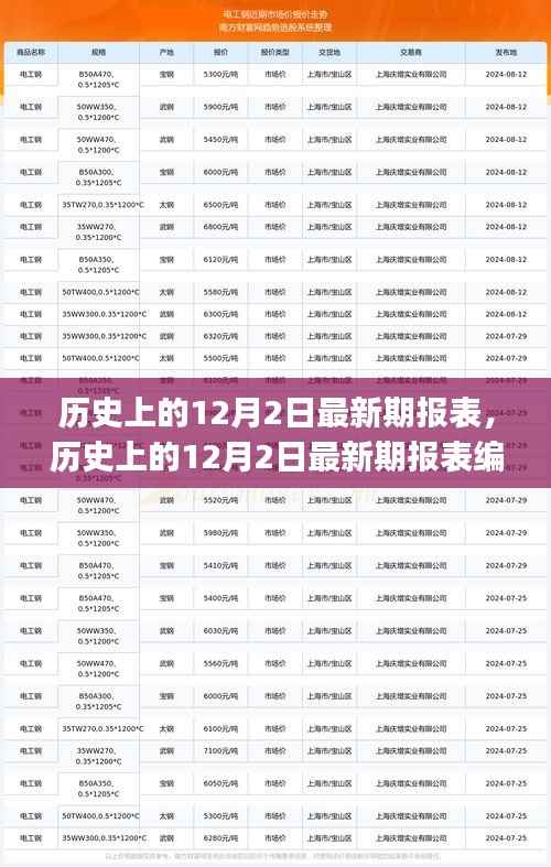 历史上的12月2日最新期报表编制指南,初学者与进阶用户必备