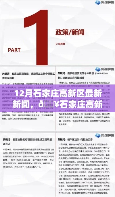 揭秘石家庄高新区十二月最新动态,科技繁荣与创新突破