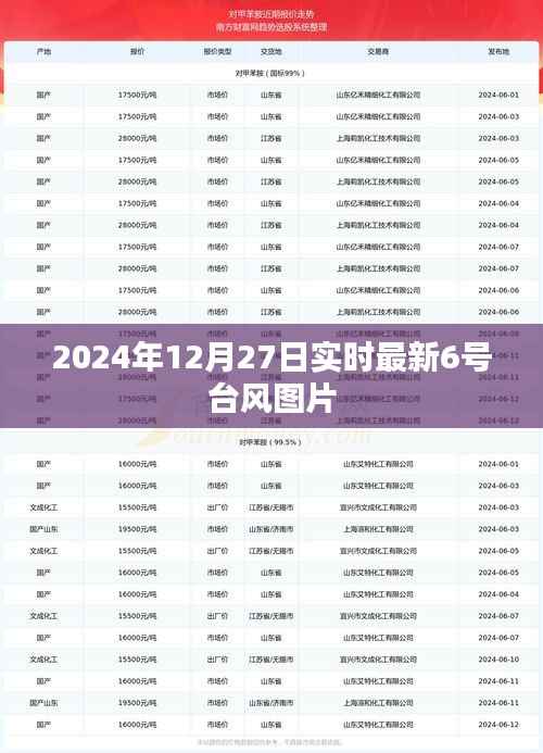 台风最新图片曝光,2024年12月27日实时更新