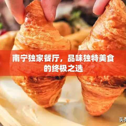 南宁独家餐厅,品味独特美食的终极之选