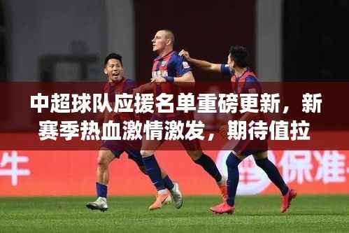 中超球队应援名单重磅更新,新赛季热血激情激发,期待值拉满!