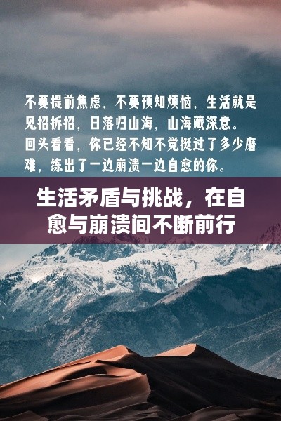 生活矛盾与挑战,在自愈与崩溃间不断前行