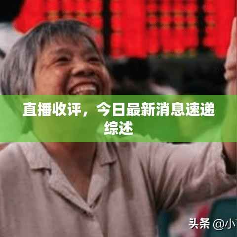 直播收评，今日最新消息速递综述