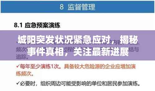 城阳突发状况紧急应对,揭秘事件真相,关注最新进展